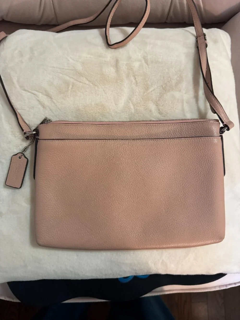 Coach Pink Studded Crossbody